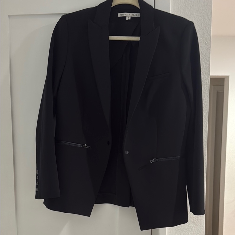 Veronica Beard scuba jacket Black Blazer